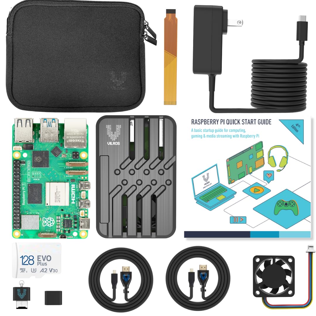 Amazon.com: Vilros Complete Starter Kit for Raspberry Pi 5